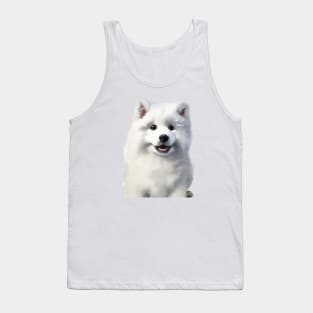 Cute Samoyed Drawing Tank Top